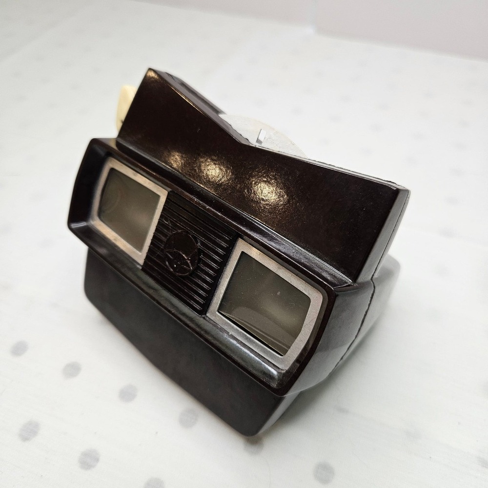 Sawyer's View-Master Model E Brown Bakelite 3D Viewer